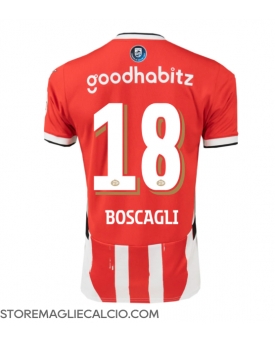 PSV Eindhoven Olivier Boscagli #18 Maglia Gara Casa Repliche 2024-25 Maniche Corte